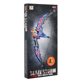 Łuk dla dzieci 8+ Zabawka sportowa Blaze Storm + 4 piankowe Strzały